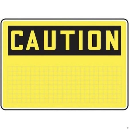 Accuform 10 in W, 7 in H, Aluminum MRBH642VA